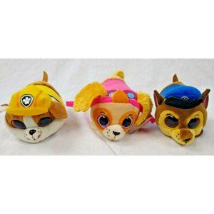 Teeny TY Paw Patrol RUBBLE CHASE SKYE 4" Stackable